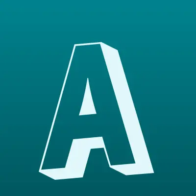 A & B, сеть аптек, лого-визитка