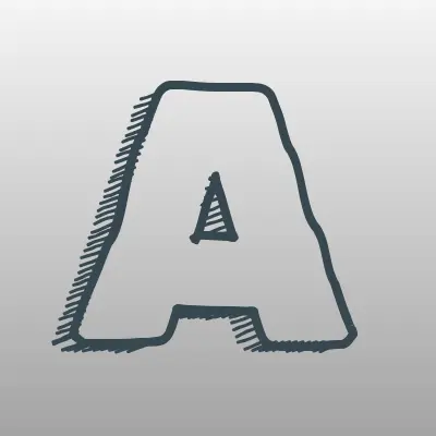 A & B, сеть аптек, лого-визитка